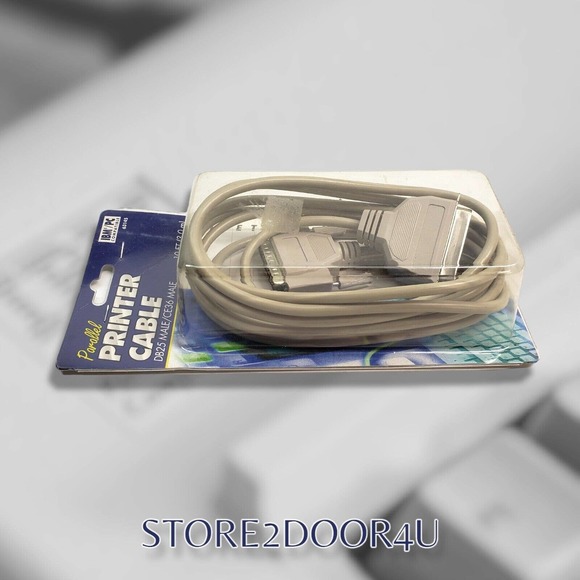 InterAct (Recoton) 10FT Parallel Printer Cable DB25 Male to Centronics 36 Male - Picture 3 of 8